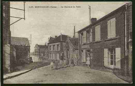 Ville de MONTHELON Carte postale ancienne