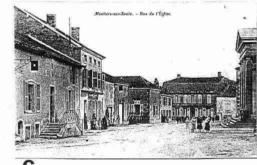 Ville de MONTIERSSURSAULX Carte postale ancienne