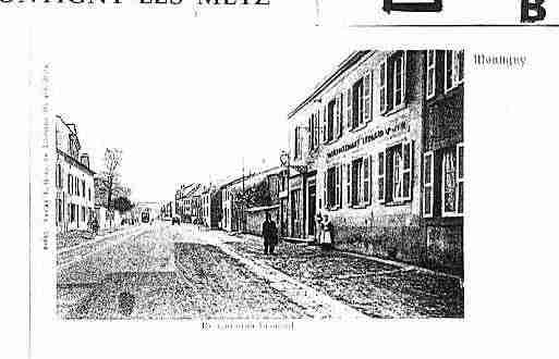 Ville de MONTIGNYLESMETZ Carte postale ancienne