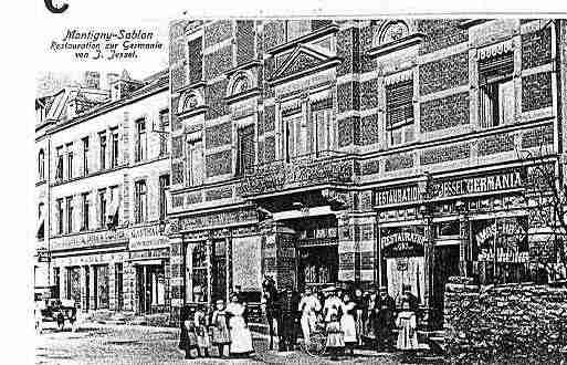 Ville de MONTIGNYLESMETZ Carte postale ancienne