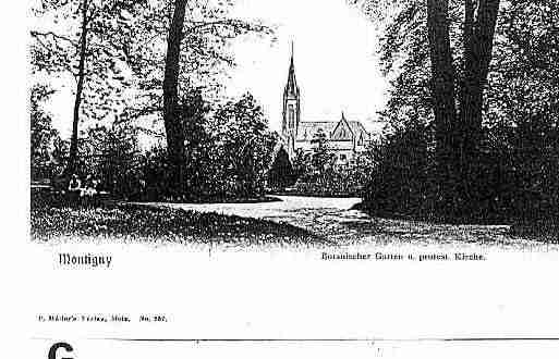 Ville de MONTIGNYLESMETZ Carte postale ancienne