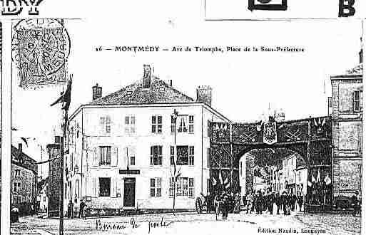 Ville de MONTMEDY Carte postale ancienne