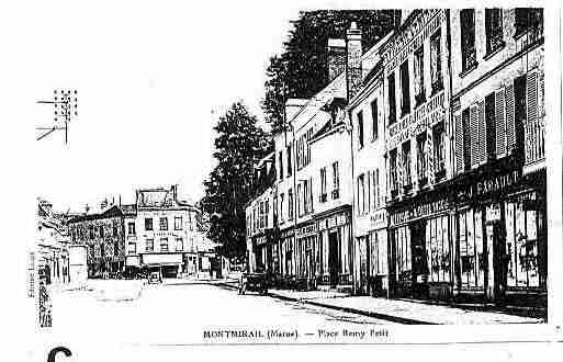 Ville de MONTMIRAIL Carte postale ancienne