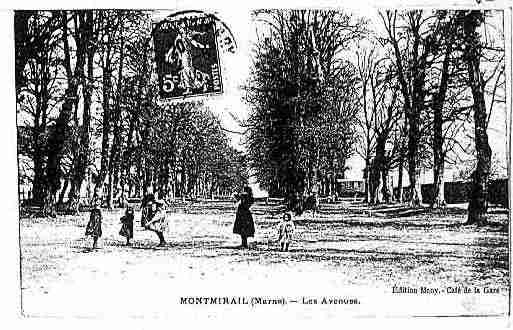 Ville de MONTMIRAIL Carte postale ancienne