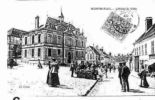 Ville de MONTMIRAIL Carte postale ancienne