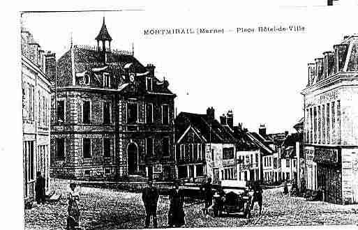 Ville de MONTMIRAIL Carte postale ancienne