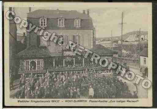 Ville de MONTSAINTMARTIN Carte postale ancienne