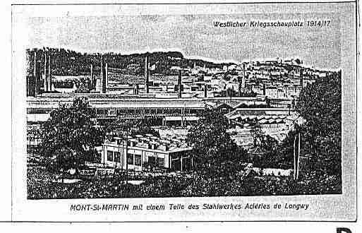 Ville de MONTSAINTMARTIN Carte postale ancienne Ville de MONTSAINTMARTIN Carte postale ancienne