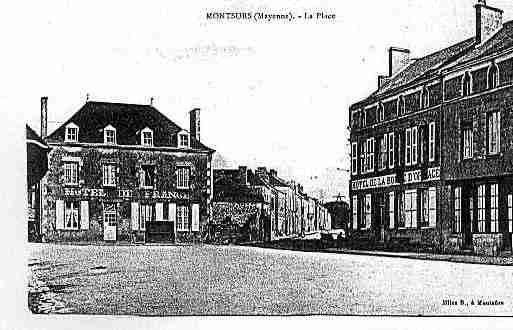 Ville de MONTSURS Carte postale ancienne