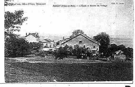 Ville de MOREY Carte postale ancienne