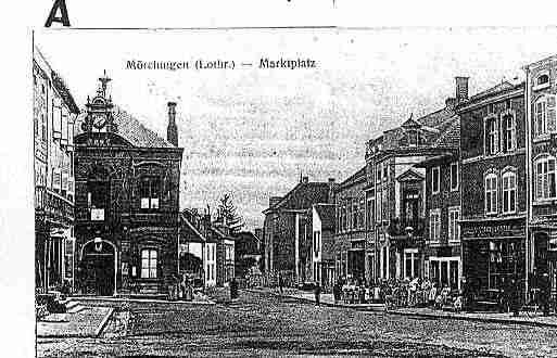 Ville de MORHANGE Carte postale ancienne