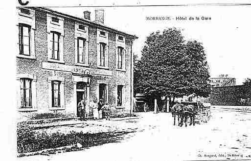 Ville de MORHANGE Carte postale ancienne