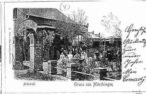 Ville de MORHANGE Carte postale ancienne