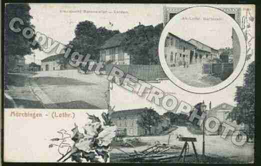 Ville de MORHANGE Carte postale ancienne