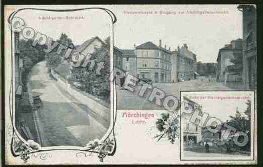 Ville de MORHANGE Carte postale ancienne