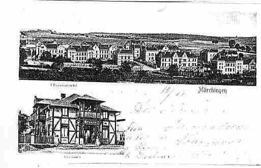 Ville de MORHANGE Carte postale ancienne