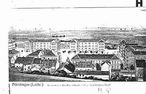Ville de MORHANGE Carte postale ancienne