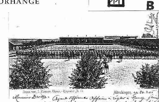 Ville de MORHANGE Carte postale ancienne