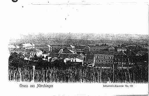 Ville de MORHANGE Carte postale ancienne