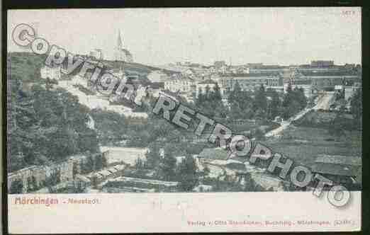 Ville de MORHANGE Carte postale ancienne