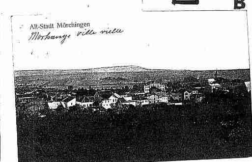 Ville de MORHANGE Carte postale ancienne