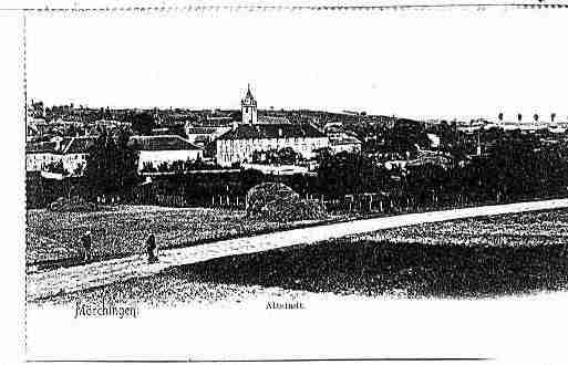 Ville de MORHANGE Carte postale ancienne