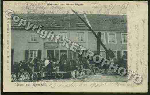 Ville de MORSBACH Carte postale ancienne