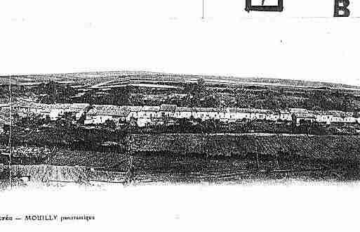 Ville de MOUILLY Carte postale ancienne