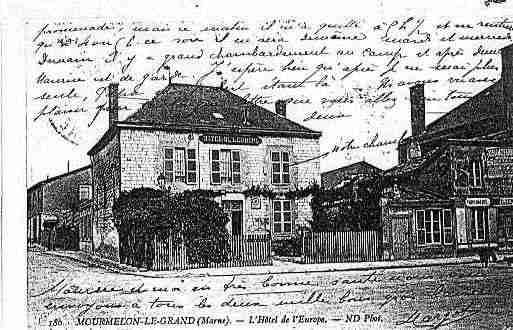 Ville de MOURMELONLEGRAND Carte postale ancienne