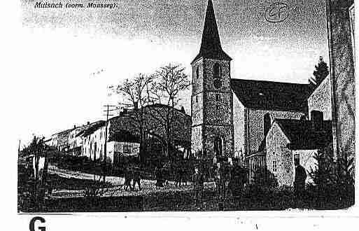Ville de MOUSSEY Carte postale ancienne