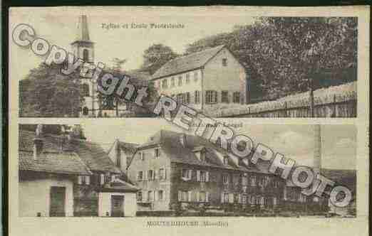 Ville de MOUTERHOUSE Carte postale ancienne