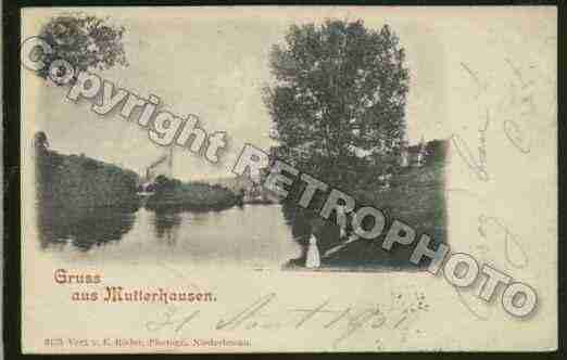 Ville de MOUTERHOUSE Carte postale ancienne