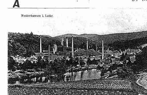 Ville de MOUTERHOUSE Carte postale ancienne