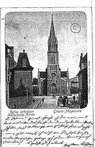 Ville de MOYEUVREGRANDE Carte postale ancienne