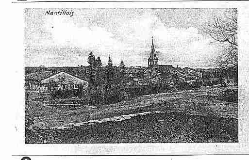 Ville de NANTILLOIS Carte postale ancienne