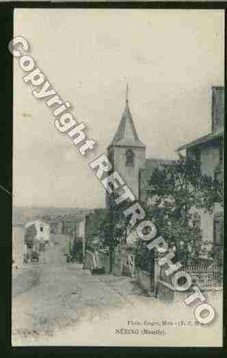 Ville de NEBING Carte postale ancienne