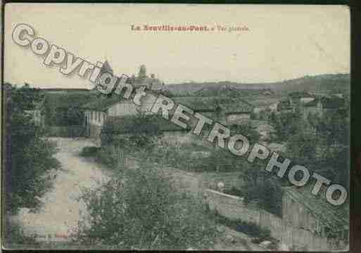 Ville de NEUVILLEAUPONT(LA) Carte postale ancienne