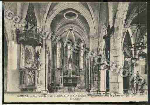 Ville de NOMENY Carte postale ancienne