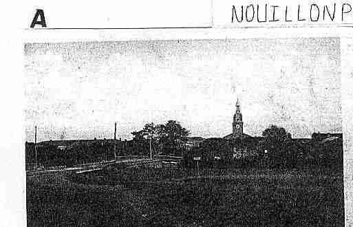 Ville de NOUILLONPONT Carte postale ancienne