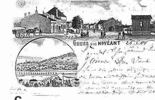 Ville de NOVEANTSURMOSELLE Carte postale ancienne