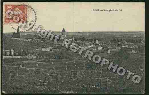 Ville de OGER Carte postale ancienne