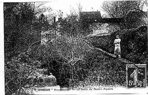 Ville de ORBAISL\'ABBAYE Carte postale ancienne