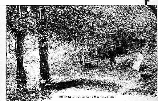 Ville de ORBAISL\'ABBAYE Carte postale ancienne