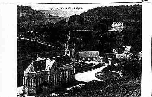 Ville de ORQUEVAUX Carte postale ancienne