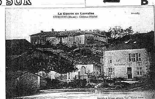 Ville de OURCHESSURMEUSE Carte postale ancienne