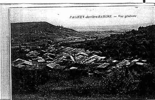 Ville de PAGNEYDERRIEREBARINE Carte postale ancienne