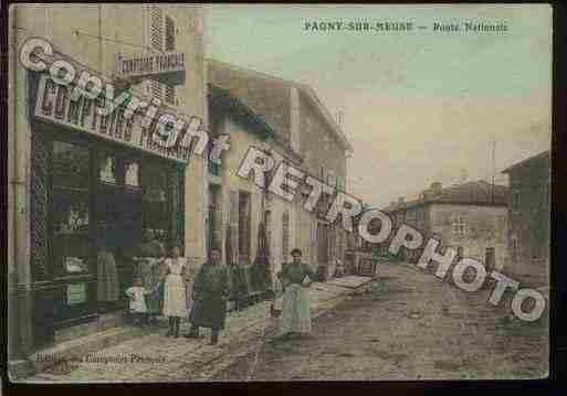 Ville de PAGNYSURMEUSE Carte postale ancienne