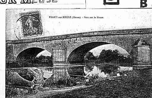 Ville de PAGNYSURMEUSE Carte postale ancienne