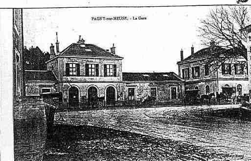 Ville de PAGNYSURMEUSE Carte postale ancienne