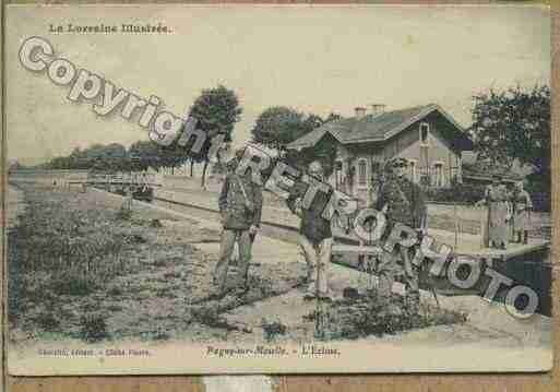 Ville de PAGNYSURMOSELLE Carte postale ancienne